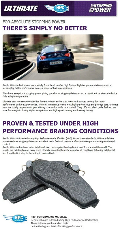 Rear Disc Brake Pad Set for Subaru BRZ ZC6 (2012 - 2019)