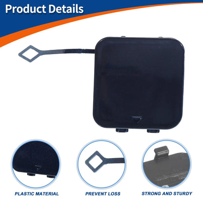 Rear Car Bumper Tow Hook Cover for BMW 530i 540i (2017–2020) No. 51127475589 Tanzanite Blue