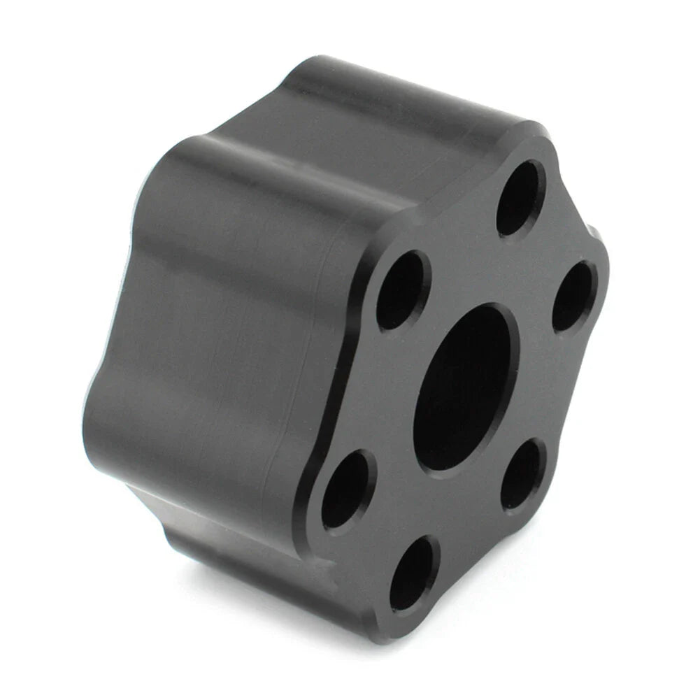 Black Solid Supercharger Coupler Isolator for Jaguar Land Rover 3.0L (2013-17)