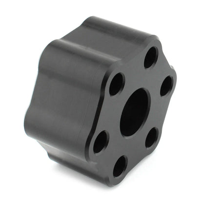 Black Solid Supercharger Coupler Isolator for Jaguar Land Rover 3.0L (2013-17)