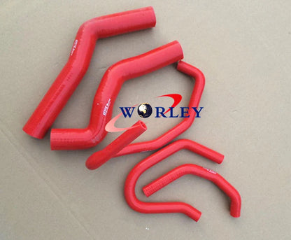 Red Silicone Radiator Heater Hose for Toyota Prado KZJ120 3.0TDi (2003-2007)