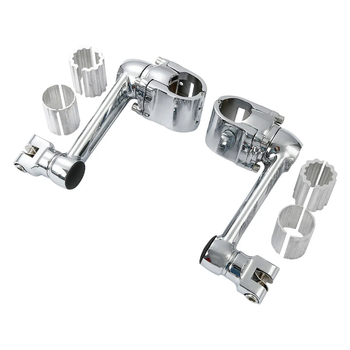 Chrome Footrest Footpeg Bracket Mount for Honda Goldwing 1800
