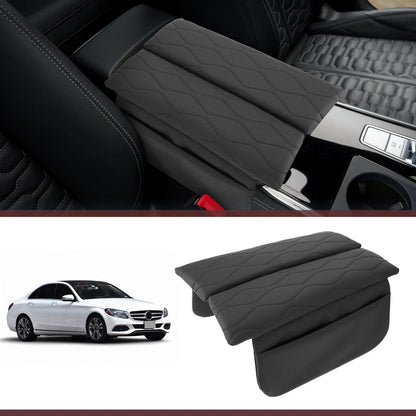 Center Console Cover for Mercedes Benz EQC 400 Leather Armrest Cushion (2019-2023)