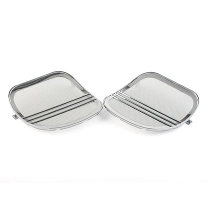 Chrome Speaker Grills Cover Trim for Harley Road Glide (2015-2022)