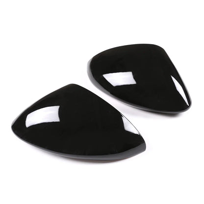 Glossy Black Side Rearview Mirror Caps for Alfa Romeo Stelvio (2017-2022)