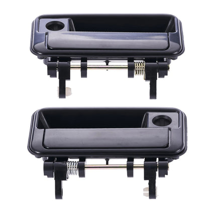 Set of 2 Outer Door Handles for Suzuki Swift (1989–1999) Black