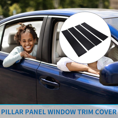 Set of 4 Car Pillar Window Trim Covers for Ford F-150 (2004–2014)