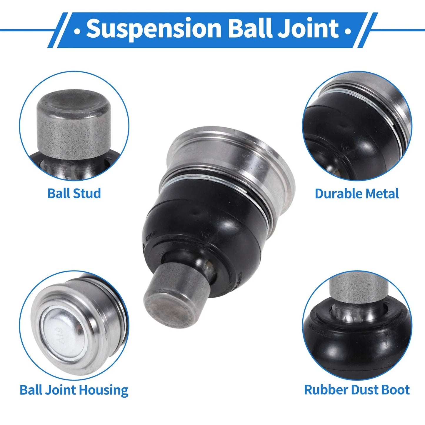 2 x Front Lower Ball Joints for Chevrolet City Express (2015-2018)