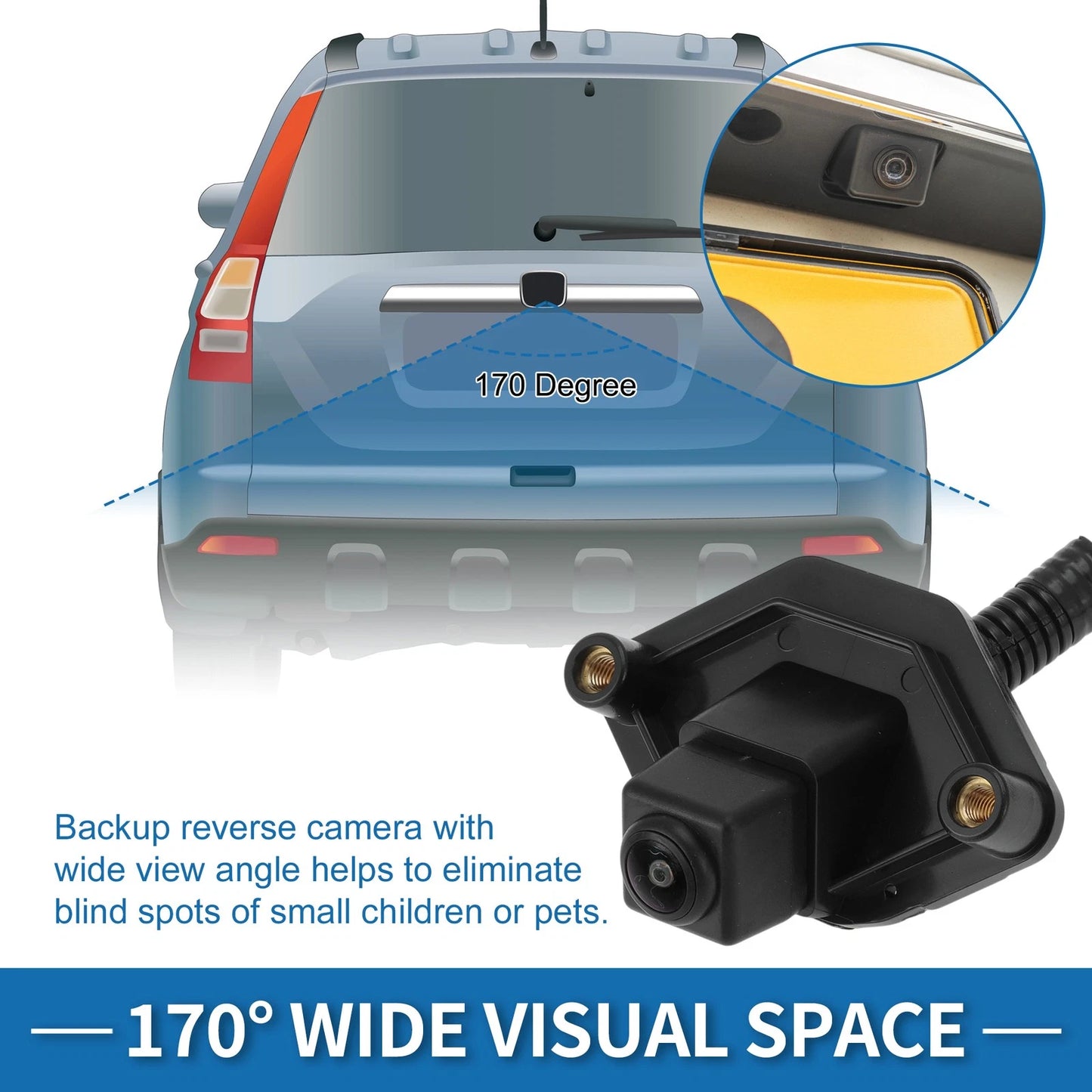 Rear View Park Assist Backup Camera 28442-4EA0A for Nissan Rogue Sport (2017–2021)