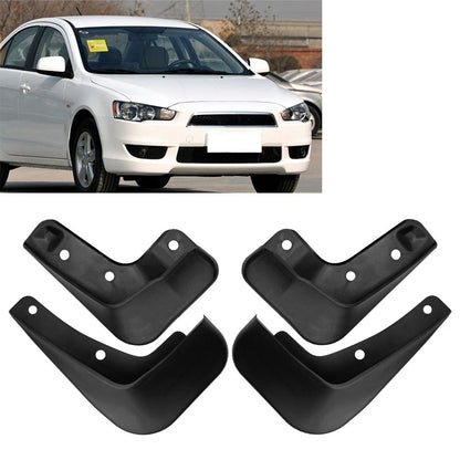 Set of 2 Mud Flaps Splash Guards for Mitsubishi Lancer (2009–2011)