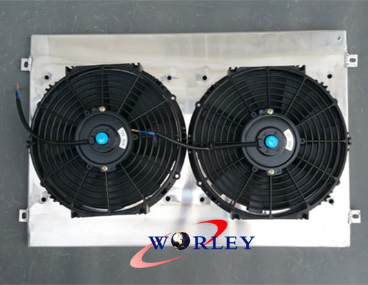 Aluminum Radiator Shroud with Fan for Nissan Skyline R33 R34 (1995–2002)