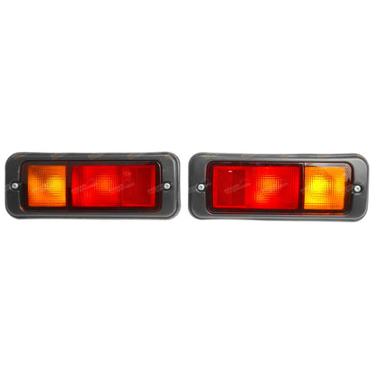 Set of 2 Rear Bumper Bar Tail Lights for Holden Jackaroo (1992–2003)