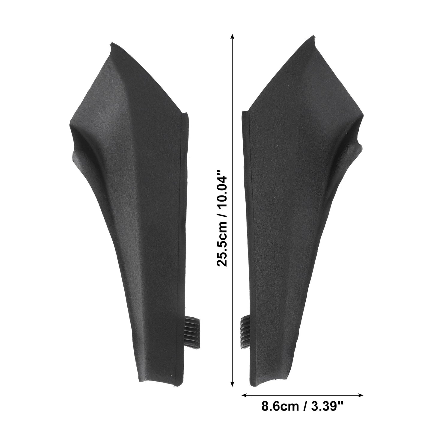 Set of 2 Front Left Right Cowl Extension Trim Covers for Toyota RAV4 (2013–2019)