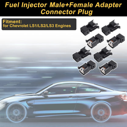 8 pcs 2 Pin Fuel Injector for Chevrolet LS1/LS2/LS3 (1997–2013)