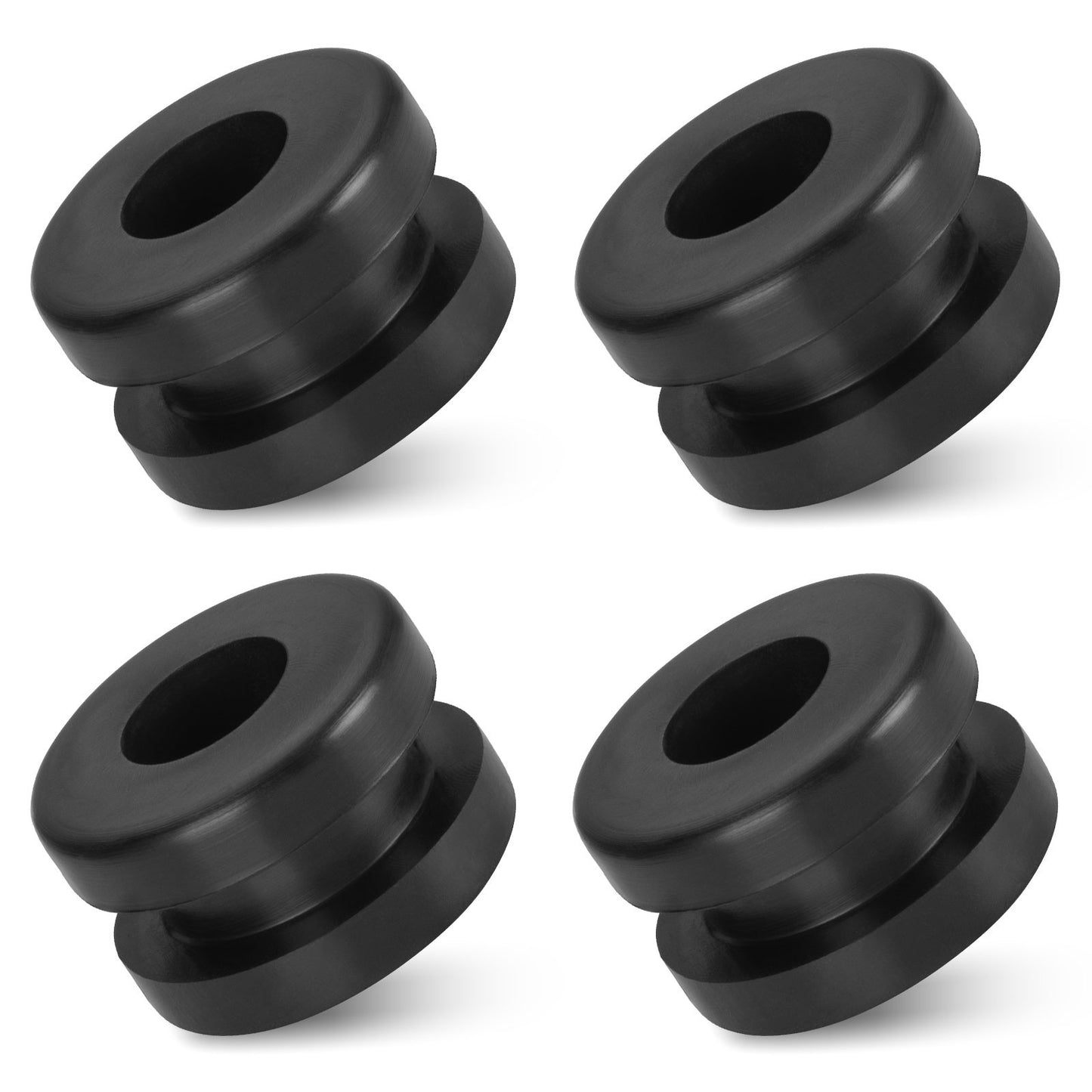 Set of 4 Rubber Heel Guard Grommets for Yamaha Blaster YFS200 (1990–2006)