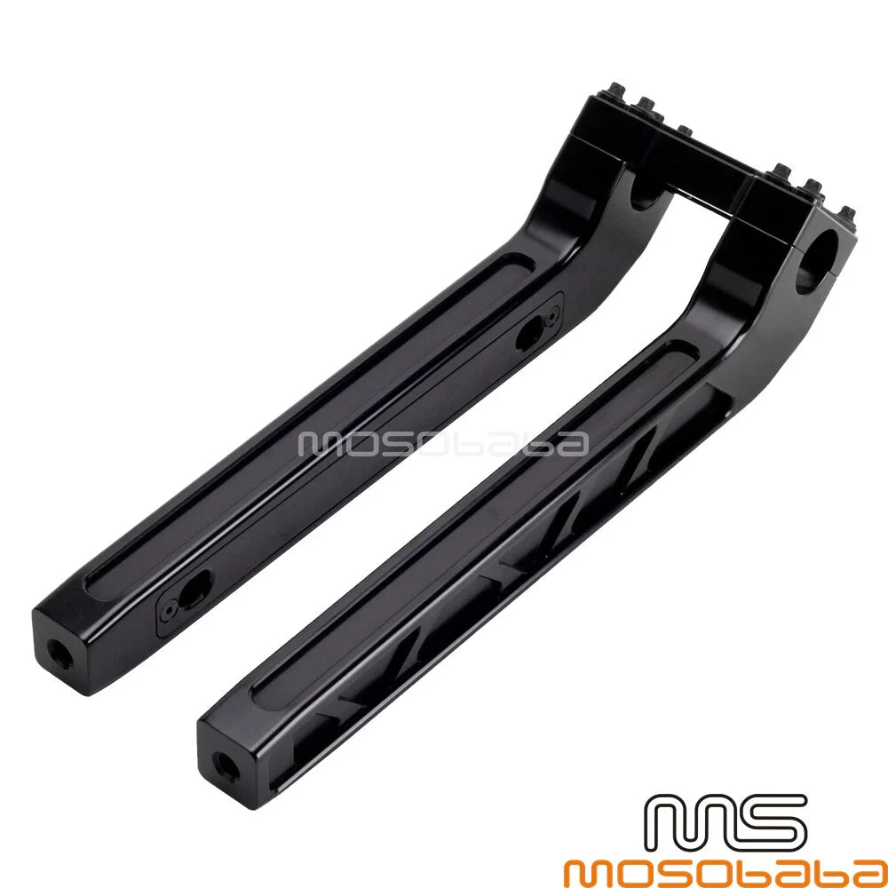 14'' Black Handlebar Pullback Riser 1-1/8'' Clamp for Harley FLFB FLSL (2018-2022)