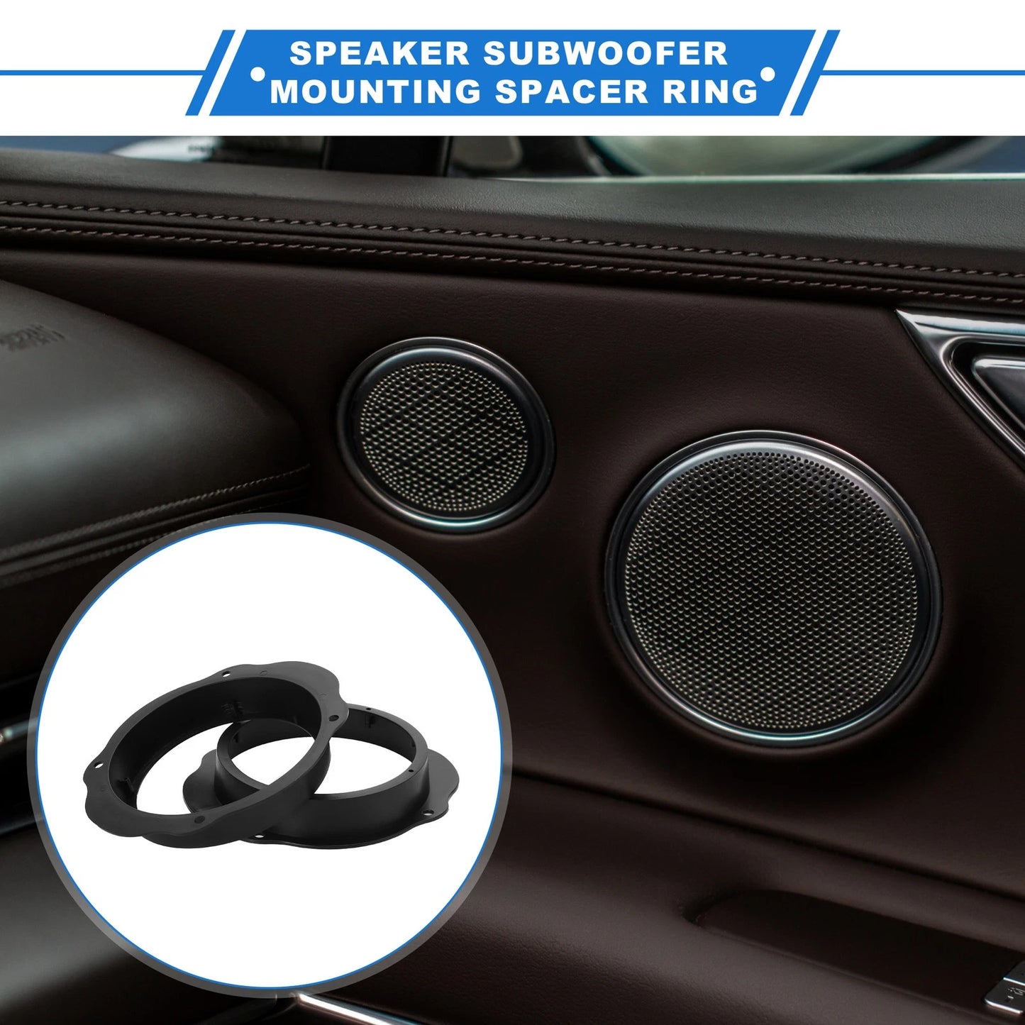 2X Speaker Spacer Ring for Ford C-Max (2013–2019) 6.5'' Tweeter