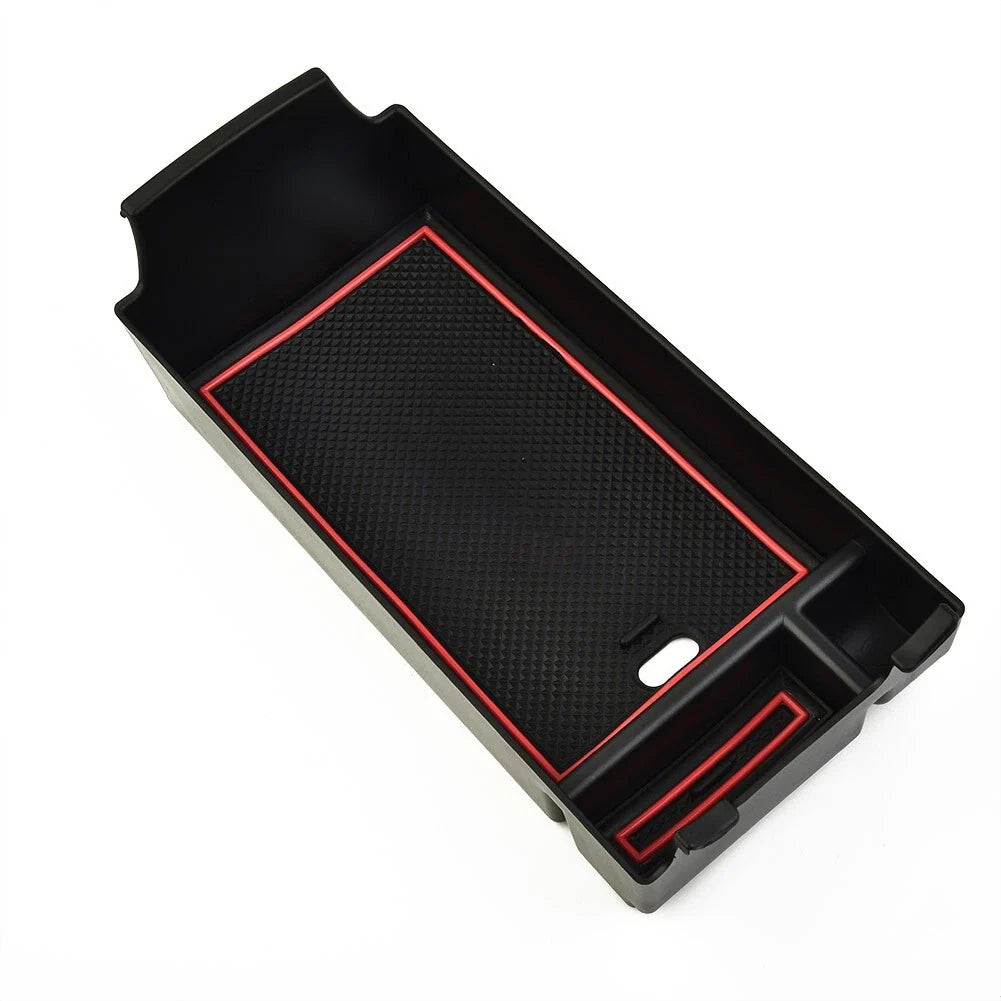 Armrest Storage Box / Matte Black / Center Console for A-Class B-Class CLA GLA