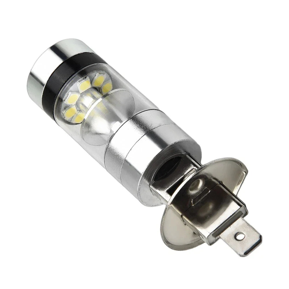 2x / 6000K White / H1 LED Fog DRL Driving Headlight Bulbs for Car Auto