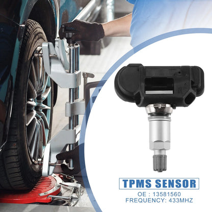 4 x TPMS Sensors for Chevrolet C7 Corvette (2014-2019) - Durable Plastic Black