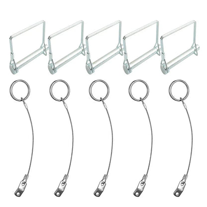 Shaft Lock Pin for Trailer Tow Coupler with Anti-Lost Rope