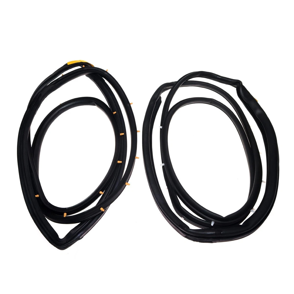 Rear Door Weatherstrip Pair for Toyota Corolla Sedan (1990–1997)