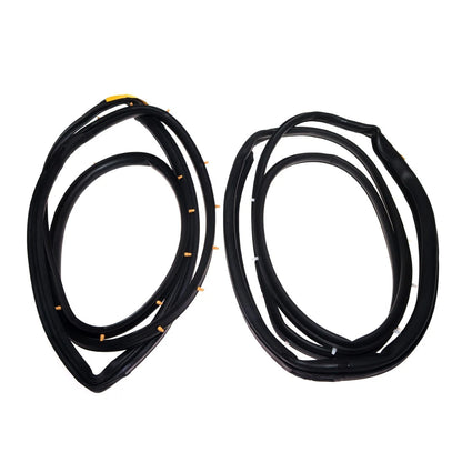 Rear Door Weatherstrip Pair for Toyota Corolla Sedan (1990–1997)