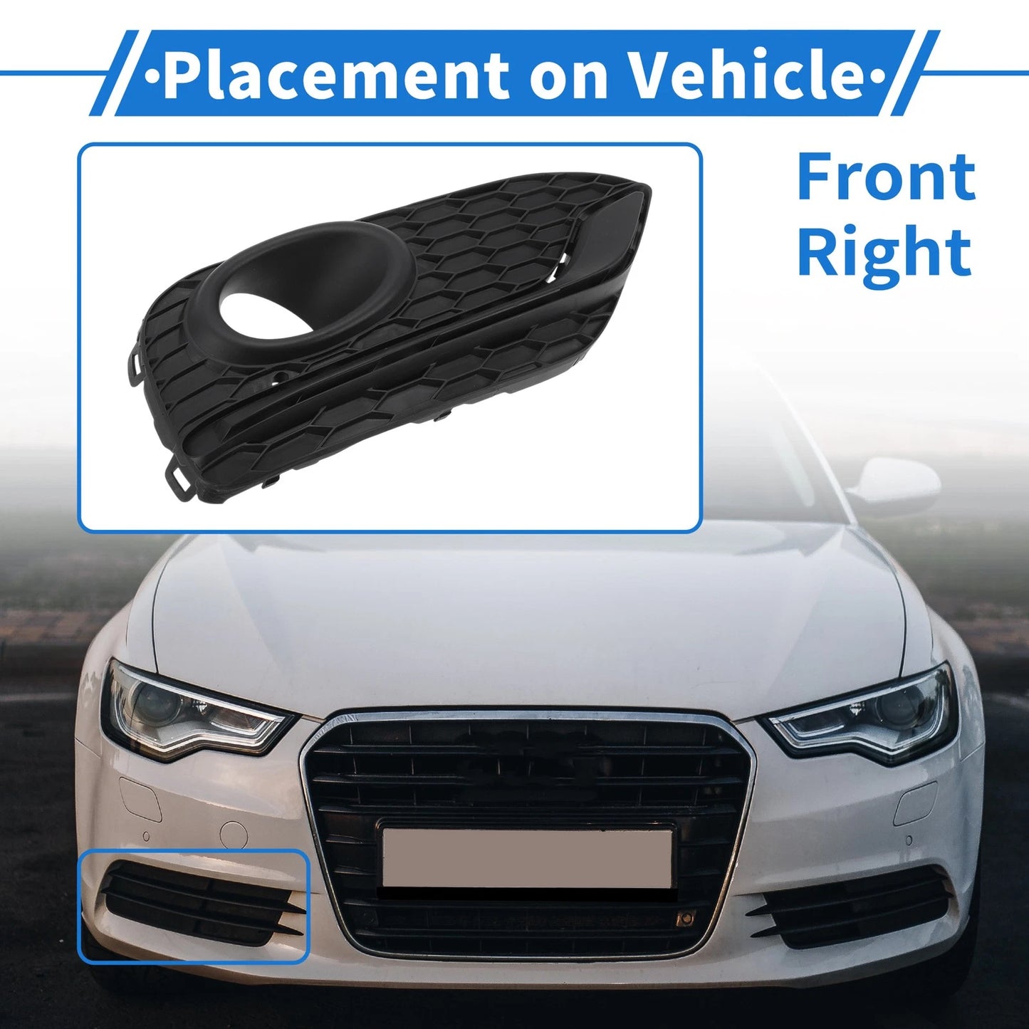 Front Right Fog Light Grill No. 71102TW1H00 for Honda Accord Crosstour (2014–2016)