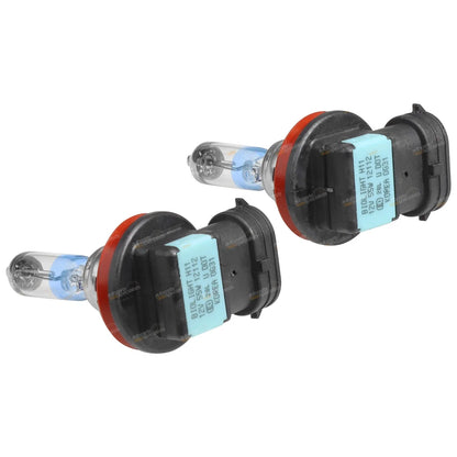 H11 Ultra 2 x Light Globes 12V 55W Bright White Halogen for Vehicles