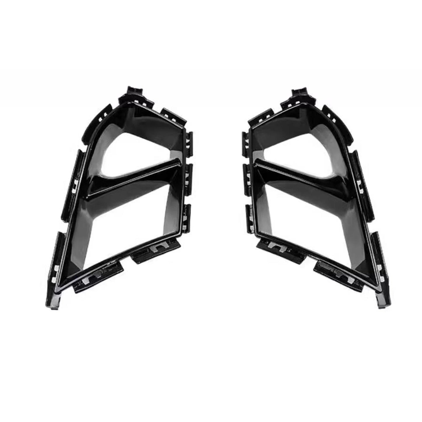 1 Pair Black Front Bumper Side Air Vent Covers for BMW G80 M3 M4 (2021-2024)