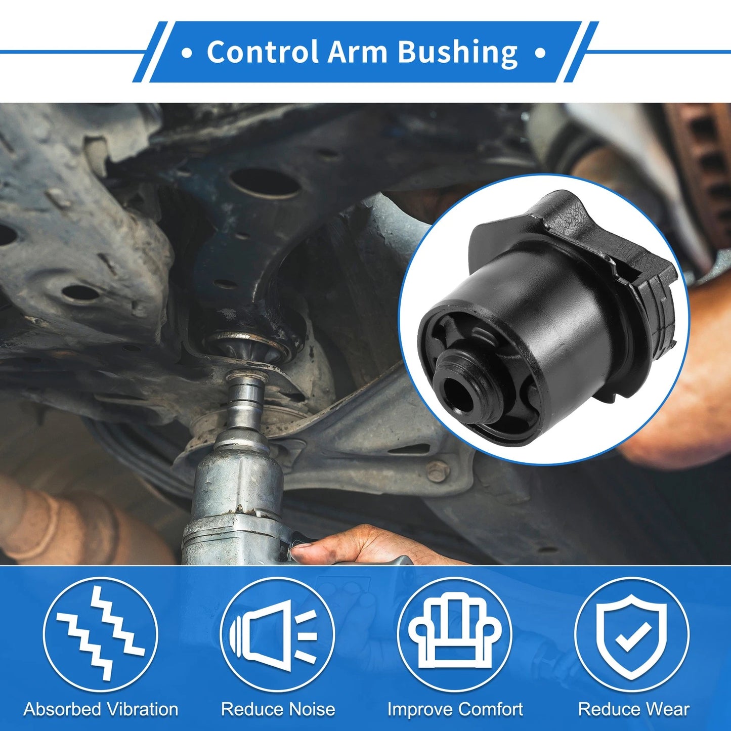 Rear Crossmember Bushing for Toyota Echo (2000–2005), Scion xa (2004–2006)