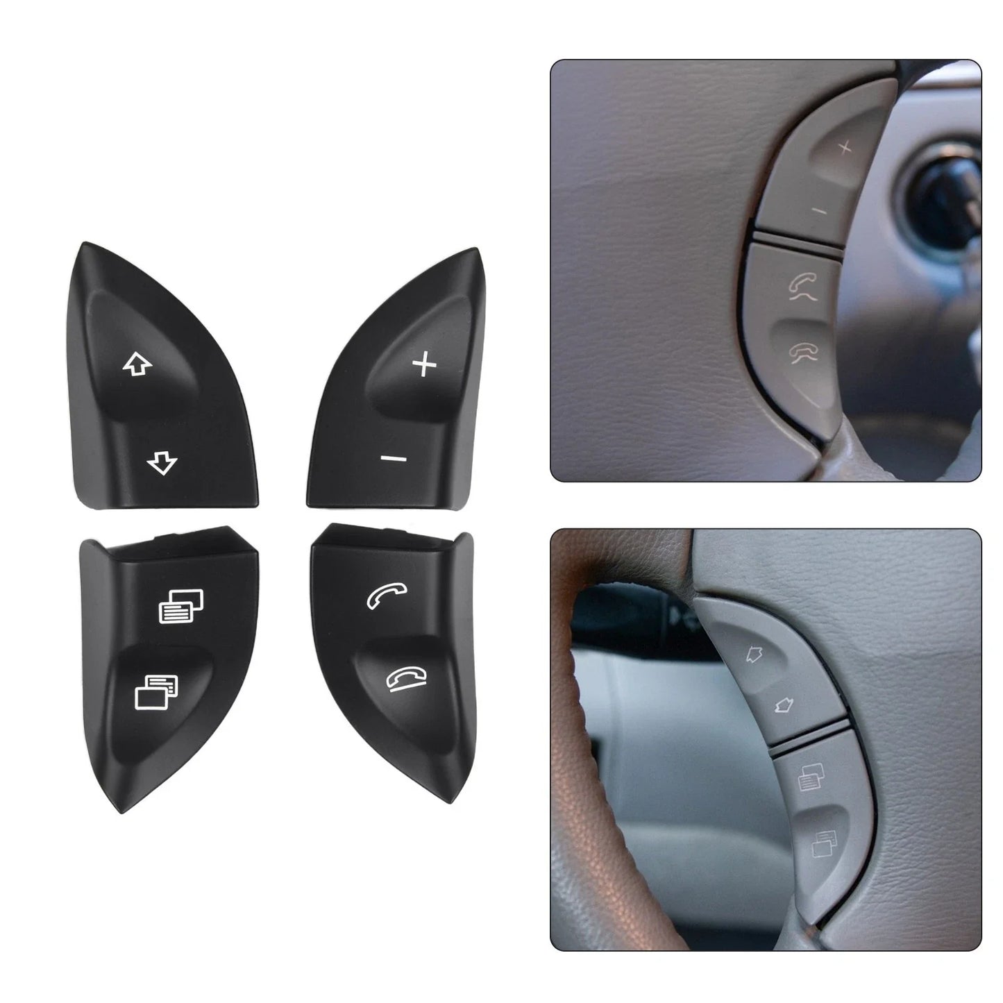 Button Switch Cover / Steering Wheel / for Mercedes W220 W215 Steering Wheel