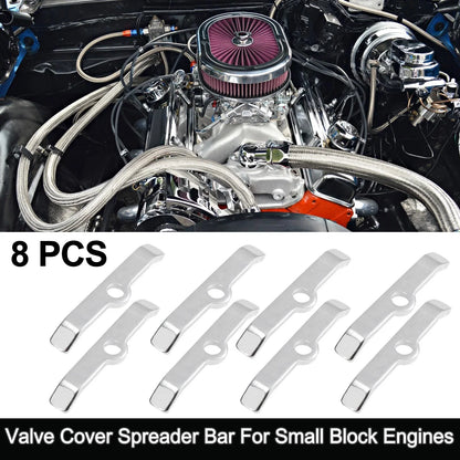 3" Valve Cover Spreader Bar Hold Down Tabs for Chevy 283 305 327 Engines