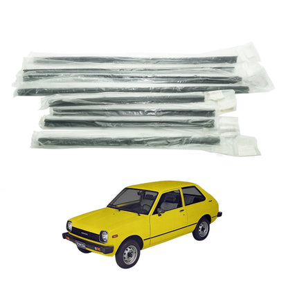 Set of 2 Door Glass Weatherstrip for Toyota Starlet (KP60–KP62)