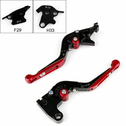 Adjustable Clutch Brake Levers for Honda RC51 RVT1000 SP-1 VFR1200 (2000–2016) Red