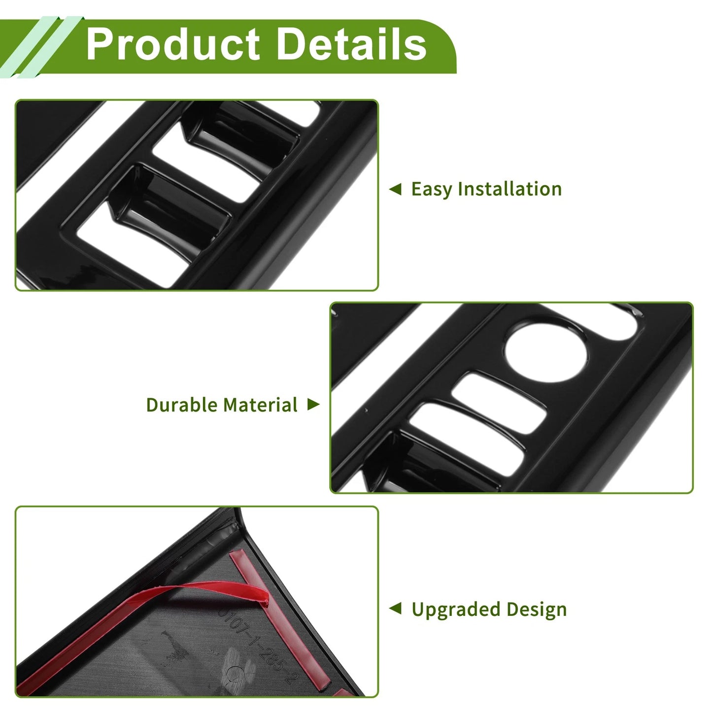 Set of 4 Window Switch Bezel Covers for Honda CRV (2023–2025)