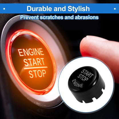 Push Start Button Cover 2.5cm for BMW Black
