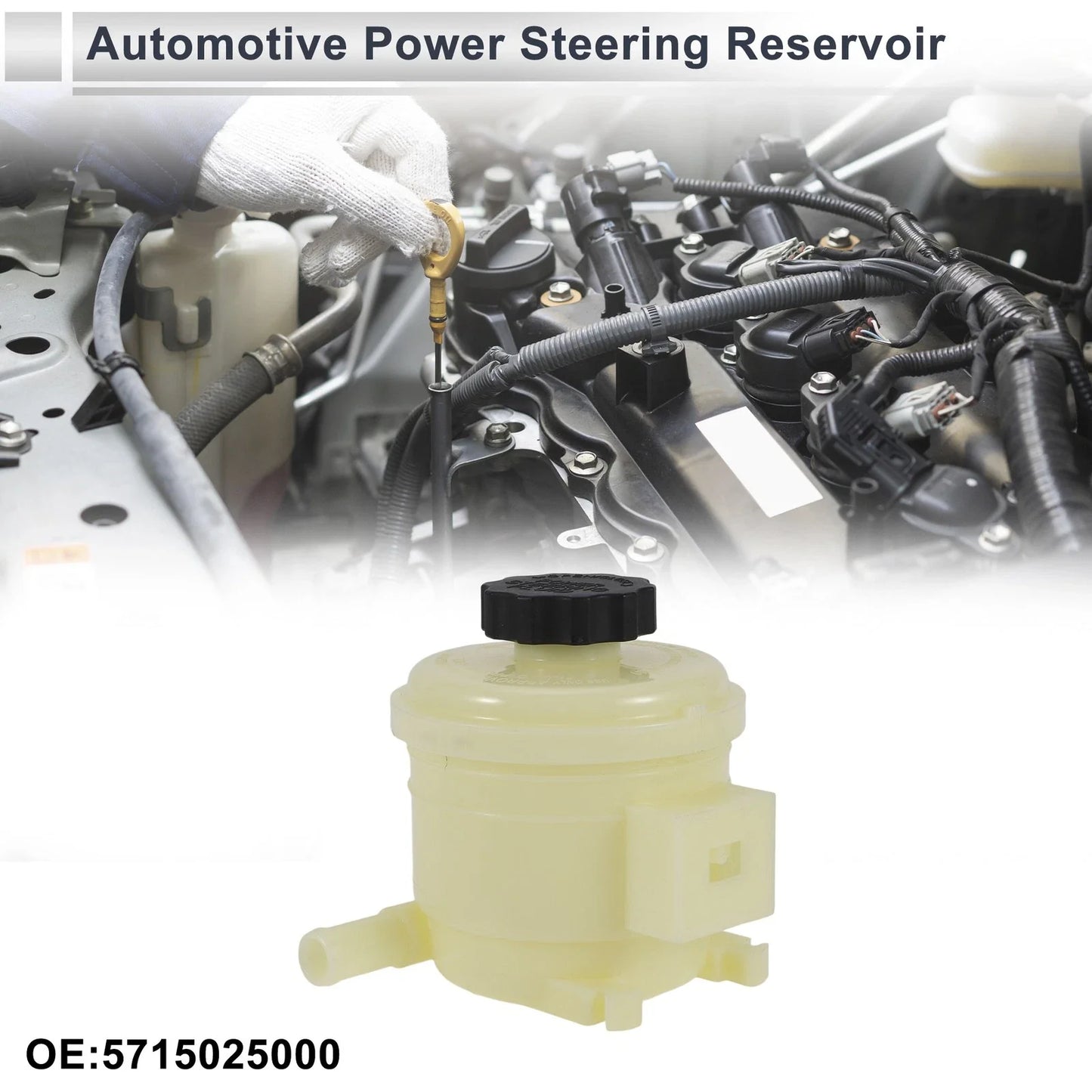 Power Steering Reservoir for Hyundai Accent (2000-2002) 1 x Beige