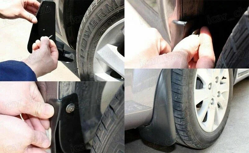 Mud Flaps Splash Guard Fender Mudguard for Hyundai Santa Fe Sport (2013–2018)