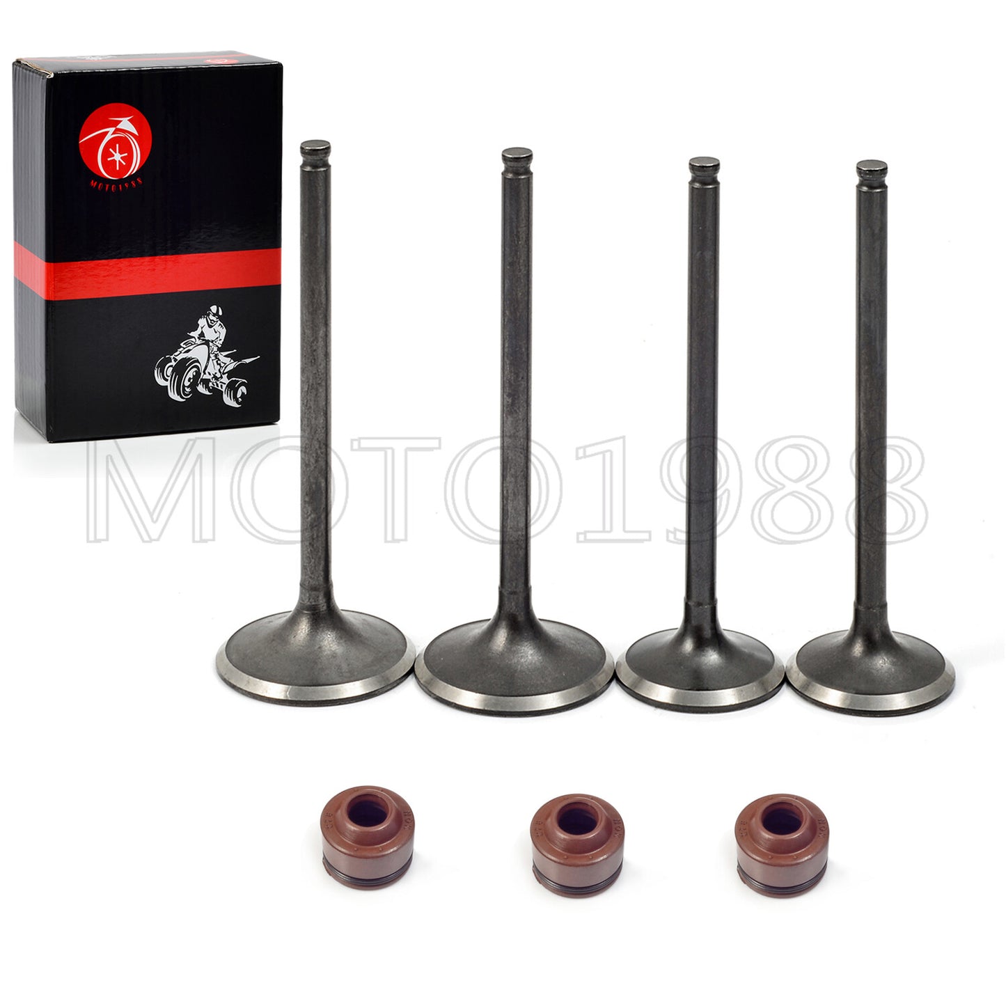 Intake and Exhaust Valves Kit for Honda CRF250R (2004–2007)