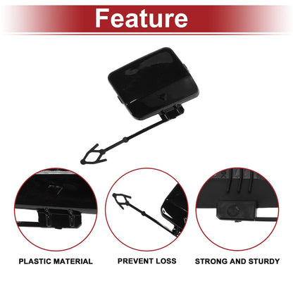 Tow Hook Cover Cap for BMW X5 E70 (2011–2013) No. 51127271816 Black