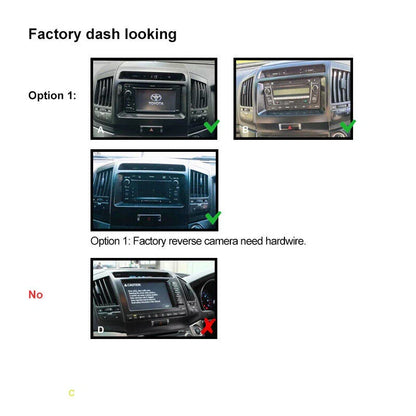 10" Wireless CarPlay Android Auto Head Unit for Toyota Land Cruiser (2007-2015)
