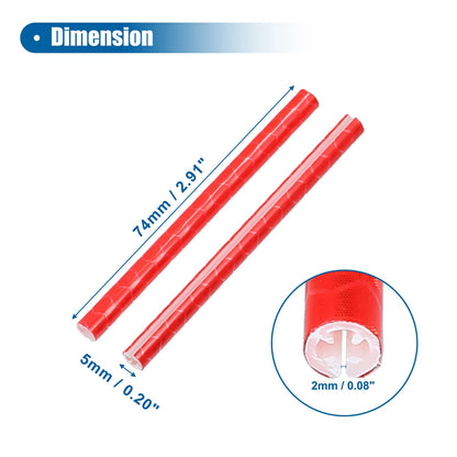 36 Pcs Reflective Bicycle Reflectors for Bike (ABS Red)