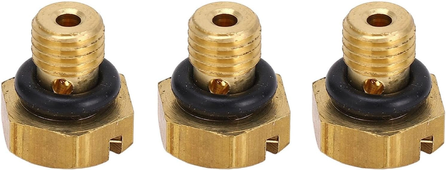 3 Pcs Drain Screws with O-Ring for Yamaha