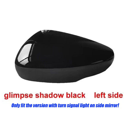 Left Black Turn Signal Hole Side Mirror Cover Cap for Ford Escape (2020–2021)