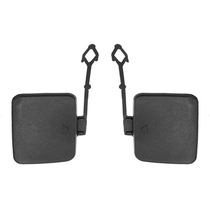 1 Pair Rear Bumper Tow Hook Cover for BMW X5 Black