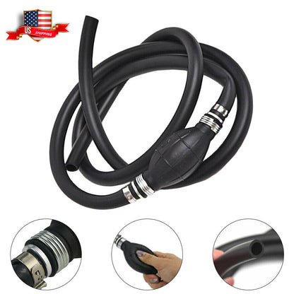 5/16" Fuel Gas Hose Line Assembly with Primer Bulb for Marine Outboard Motors