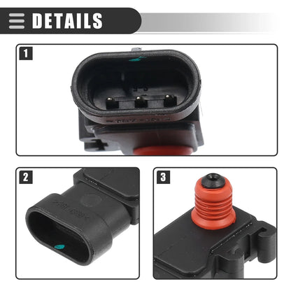 MAP Manifold Air Pressure Sensor 2 x for Chevrolet Camaro 5.7L (2002-2009)