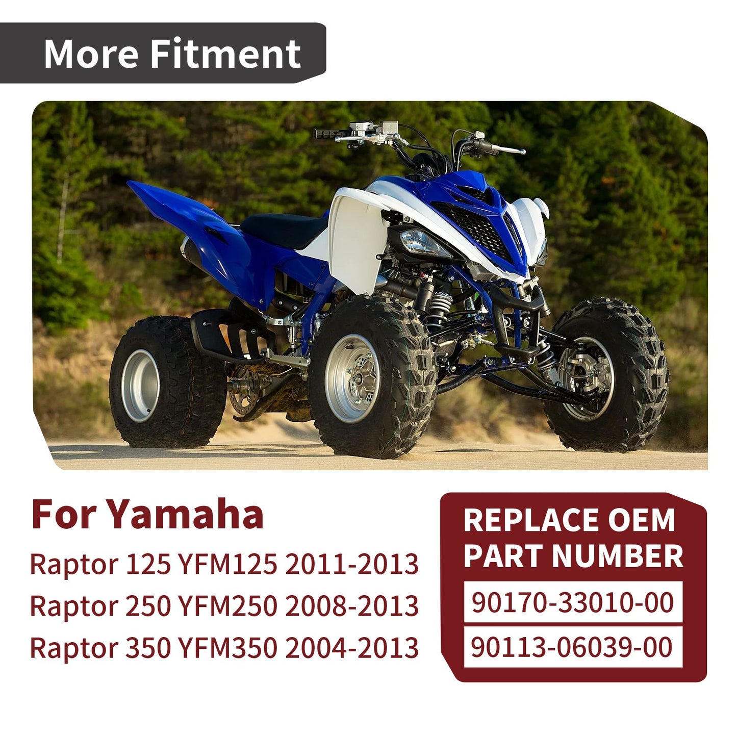 Air Filter for Yamaha Raptor 125 (2004–2013)