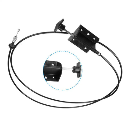 Hood Latch Lock Control Cable for Dodge D150 D250 W150 W100 (1981-1993)